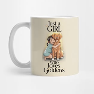 Just a Girl Who Loves Goldens Mug